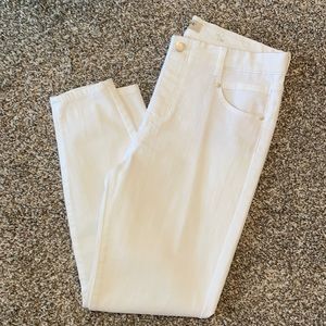 Never been worn stretchy Liverpool white jeans